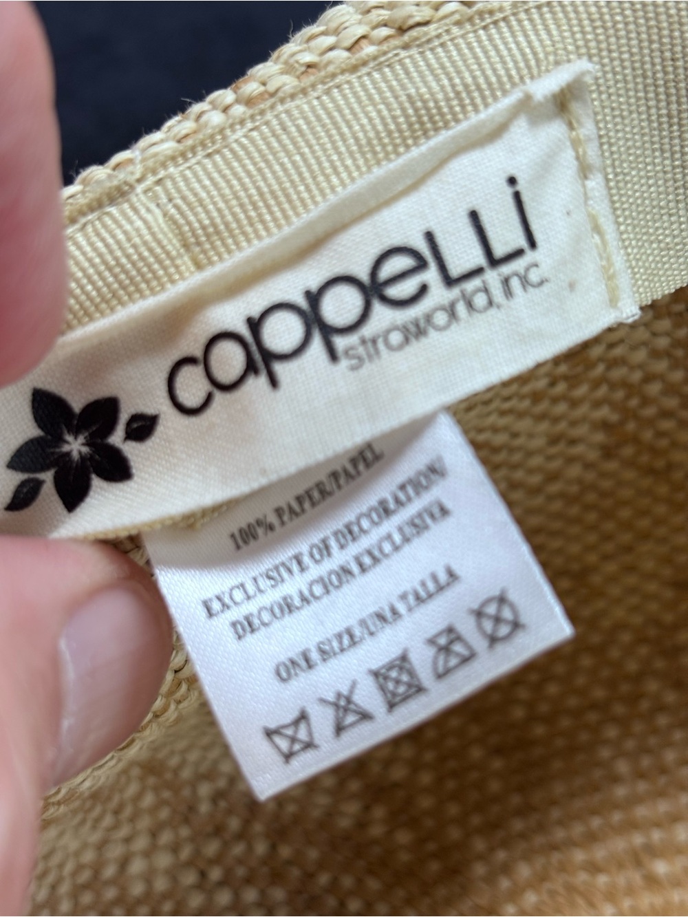 Cappelli Straworld Inc. Wide Brim Raffia Sun Hat – Paper Straw | One Size - Picture 7 of 8
